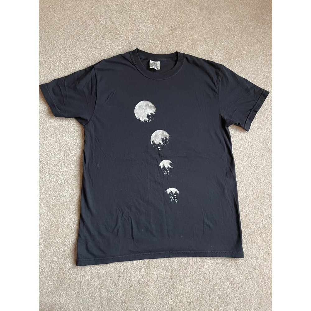 Black Moon Phase T Shirt Graphic Tee‎ Celestial Astronomy Space